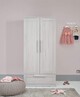 Atlas 2 Piece Cotbed Set with Wardrobe- White image number 9